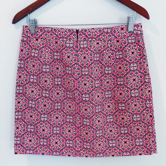 NEW J. Crew Basketweave Mini Skirt Pink Size 4 - Picture 9 of 10